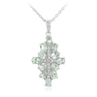 Collier en argent et Tourmaline Paraïba