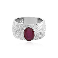 Bague en argent et Rubis de Bemainty (SAELOCANA)