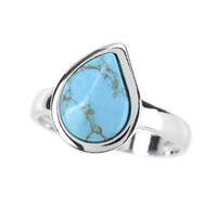 Bague en argent et Turquoise