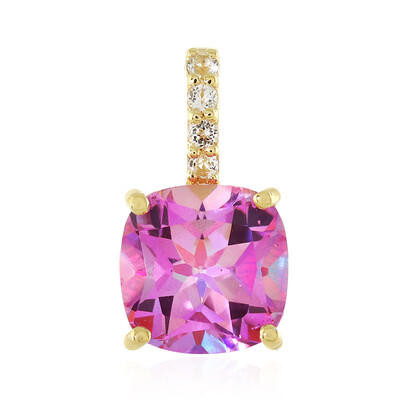 Pendentif en argent et Topaze jubilaire