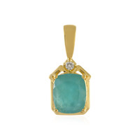 Pendentif en argent et Grandidierite