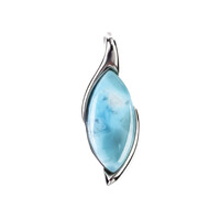 Pendentif en argent et Larimar