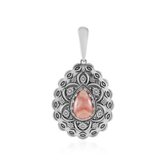 Pendentif en argent et Rhodochrosite (Desert Chic)