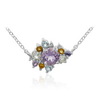 Collier en argent et Améthyste de Bolivie