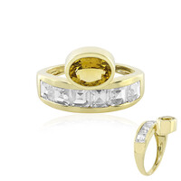 Bague en or et Tourmaline jaune (de Melo)