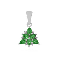 Pendentif en argent et Grenat Tsavorite