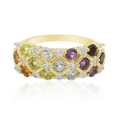 Bague en argent et Grenat