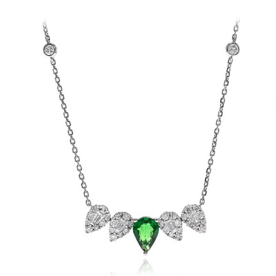 Collier en or et Grenat Tsavorite AAA (CIRARI)