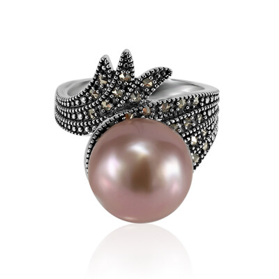 Bague en argent et Perle Ming (TPC)