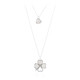 Collier en argent et Pierre de Lune blanche
