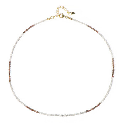 Collier en argent et Diamant couleur argent