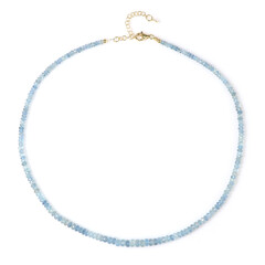 Collier en argent et Aigue-marine du Brésil