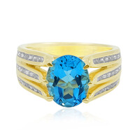 Bague en or et Topaze de Marambaia (de Melo)