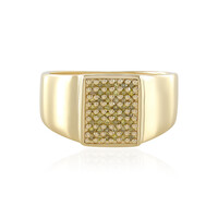 Bague en argent et Diamant jaune I3