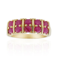 Bague en argent et Rubis de Birmanie