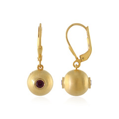 Boucles d'oreilles en argent et Grenat Rhodolite