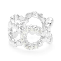 Bague en argent et Zircon