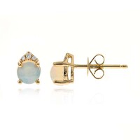 Boucles d'oreilles en or et Opale Welo AAA