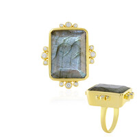 Bague en argent et Labradorite