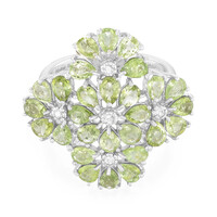 Bague en argent et Tourmaline Paraïba