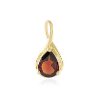 Pendentif en argent et Grenat du Mozambique