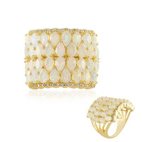 Bague en argent et Opale Welo