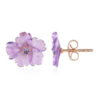 Boucles d'oreilles en argent et Améthyste (Gems en Vogue)