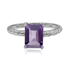Bague en argent et Améthyste