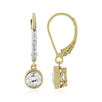 Boucles d'oreilles en argent et Danburite