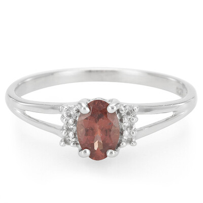 Bague en argent et Grenat de Malaya