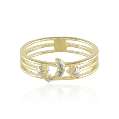 Bague en argent et Diamant I2 (I)