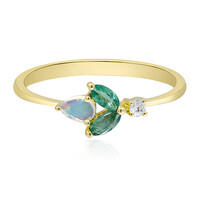 Bague en or et Opale Welo AAA (CIRARI)