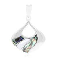 Pendentif en argent et Coquillage d'Abalone