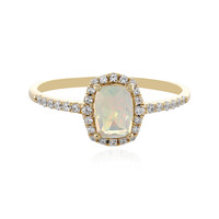 Bague en or et Opale Welo