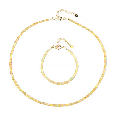 Parure en argent et Opale Welo