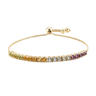 Bracelet en argent et Citrine