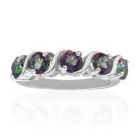 Bague en argent et Quartz mystique