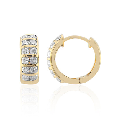 Boucles d'oreilles en or et Diamant SI1 (G) (Annette)