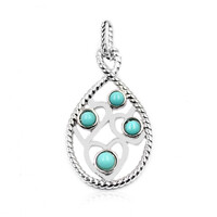 Pendentif en argent et Turquoise de Campitos (Anne Bever)