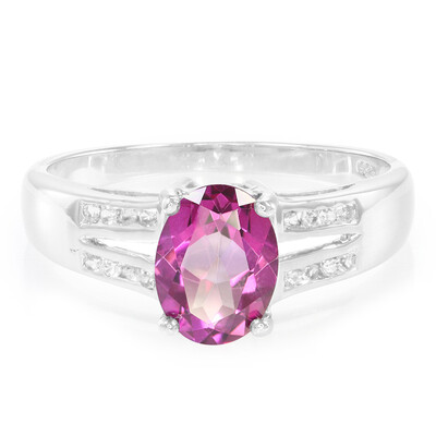 Bague en argent et Topaze raisin