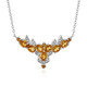 Collier en argent et Citrine Madère