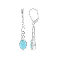 Boucles d'oreilles en argent et Turquoise