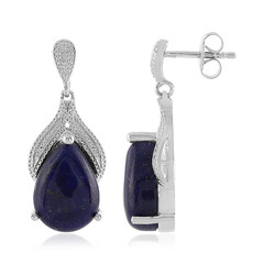 Boucles d'oreilles en argent et Lapis-Lazuli