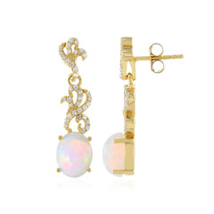 Boucles d'oreilles en argent et Opale Welo