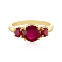 Bague en or et Rubis de Madagascar