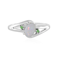 Bague en argent et Opale d'Australie