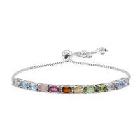 Bracelet en argent et Topaze bleu Suisse