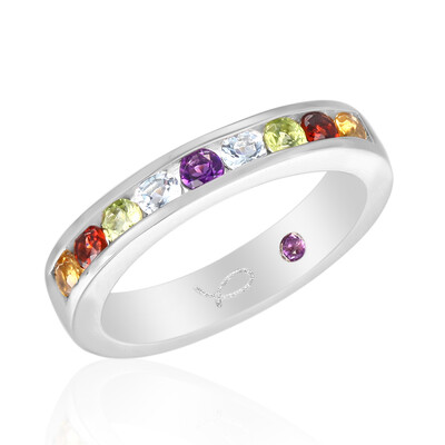 Bague en argent et Grenat