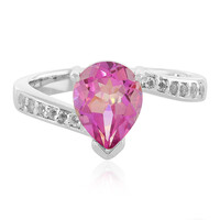 Bague en argent et Topaze jubilaire