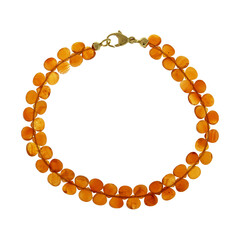 Bracelet en argent et Cornaline (CUSTODANA)